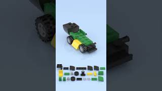 LEGO Lawn Mower in Action 🚜✨ Cutting the Grass Brick by Brick [upl. by Leicester]