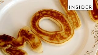 Personalized Pancakes With The Pancake Pen [upl. by Kohler]