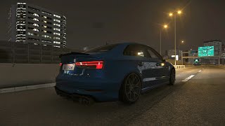 1000WHP 2018 AUDI RS3 No HesiAssetto Corsa Gameplay [upl. by Lexy272]