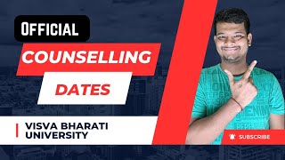 Visva Bharati university Counselling Process  Visva bharati university pg counselling 2023 [upl. by Joane836]