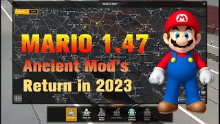 Ancient Mario Map tested on ETS2 147 [upl. by Ellered]