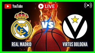 REAL MADRID vs VIRTUS BOLOGNA LIVE EUROLEAGUE 20232024 ROUND 7 SCOREBOARD [upl. by Egag259]