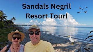 Sandals Negril Jamaica FULL RESORT TOUR What To Expect Whats New 2024 [upl. by Munsey]