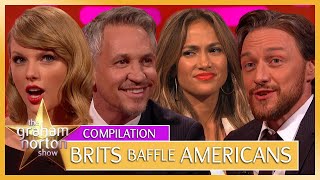 Brits Confuse American Celebs For 10 Minutes Straight  The Graham Norton Show [upl. by Lapham]