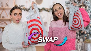 Twins Swap Christmas Gifts Target challenge  Brooklyn and Bailey [upl. by Nanete]