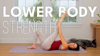 Lower Body Strength  30 Minute Yoga Practice [upl. by Atwater]