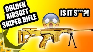 Golden Airsoft Sniper Rifle Is it Sh [upl. by Nahtanod961]