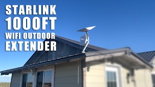 Extend Starlink Internet On The Farm  LiteBeam M5 Outdoor Long Range Wifi Access Point  1000 Feet [upl. by Ahseiyt242]