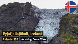 Eyjafjallajökull Iceland Drone View ll A Must Visit Place in Iceland Eyjafjallajokull [upl. by Amalia]