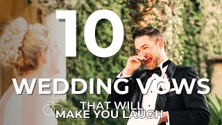 Funny Wedding Vows Compilation 💍 Prepare to Burst into Laughter with These 10 [upl. by Japeth]