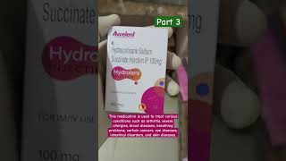 hydrocortisone sodium succinate injection uses in hindi medicalstudent mbbs trending nursing [upl. by Barrada]