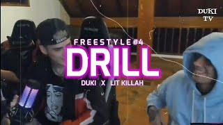 DUKI x Lit killah  Drill Freestyle en stream spanishdrill [upl. by Mloclam483]