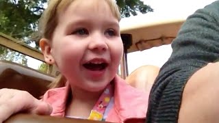 Calees reaction to the Walt Disney World Barnstormer [upl. by Orson510]