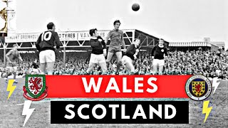 Wales vs Scotland 35 All Goals amp Highlights  1969 British Home Championship [upl. by Nwonknu]