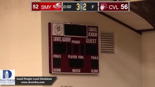 Smyrna visits Caravel Boys Basketball LIVE from Caravel Academy [upl. by Eiboj]