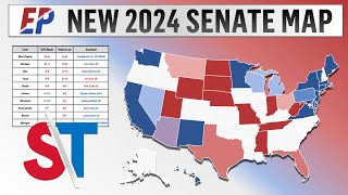 2024 Senate Forecast Shows Republicans With Fundamental Advantage [upl. by Ym]