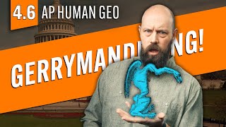 GERRYMANDERING Explained AP Human Geography Review—Unit 4 Topic 6 [upl. by Shara]