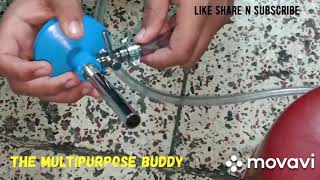 BUNSEN BURNER FULLY EXPLAINED IN HINDI [upl. by Arodoet]