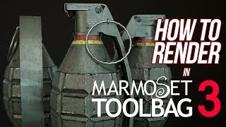 How to render an asset in Marmoset Toolbag [upl. by Carlyn322]