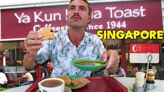 You MUST Eat This in Singapore 🇸🇬 Iconic Singaporean Breakfast Kaya Toast [upl. by Gastineau]