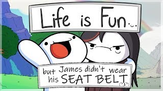 YTP TheOdd1sOut  Life Is Fun but James didnt wear his seat belt [upl. by Bina]