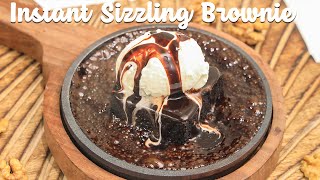 Instant Sizzling Brownie  Kids Special Recipe  Chetna Patel Recipes [upl. by Seaver]