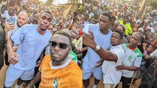 YAHIA FOFANA champion d’Afrique a Anyama chez ses parents [upl. by Birdie]