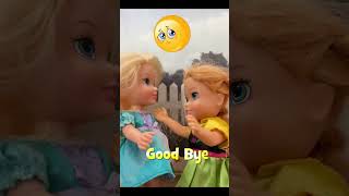 Anna amp Elsa say Goodbye Move to a new House  Full video on our channel [upl. by Baumann]