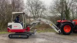 Takeuchi TB225 Canopy 2022  Mini excavator [upl. by Kori]