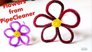 DIY gift idea pipe cleaner flowers [upl. by Asum]