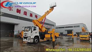 ISUZU GIGA 45 meters manlift aerial platform truck [upl. by Lomasi]