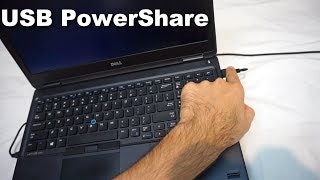 Laptop USB PowerShare Dell Latitude E5550 [upl. by Kathi]