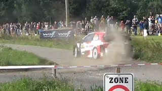 Ypres Rally Belgium 2021  WRC Shakedown Langemark  all runs [upl. by Vinni]