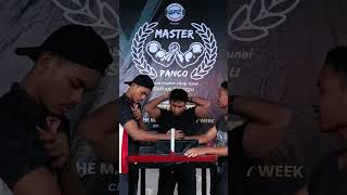 Yance Vs Paulus Master Panco PELAJAR 500subs pancoindonesia vectorlabs armswrestling [upl. by Nowad419]