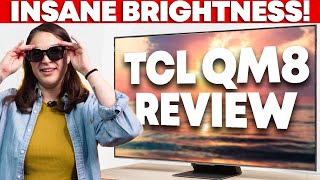 TCL QM8QM851G Review  The Brightest TV Weve Tested [upl. by Airtap712]