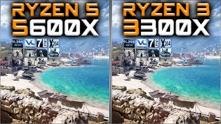 Ryzen 5 5600X vs Ryzen 3 3300X Benchmarks – 15 Tests 🔥 [upl. by Yrojram]