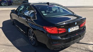 BMW M550i 2018  POV Test Drive [upl. by Rockie]