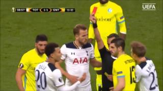 Tottenham Hotspur vs KAA Gent Europa League All Goals amp Highlights 23022017 [upl. by Ramirol]