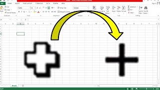 How to change or remove plus sign cursor in excel [upl. by Hannis220]