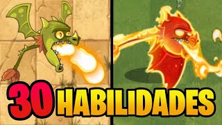 30 PLANTAS con HABILIDADES SECRETAS en PVZ 2 [upl. by Jenny958]