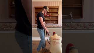 Refinishing pet stained hardwood floors satisfying diy woodworking wood staining [upl. by Merras]