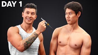 Steroids vs Natural 100 Day Transformation [upl. by Dlanar]