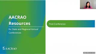 AACRAO Resources for State and Regional Annual Conferences [upl. by Berthe]