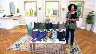 Baggallini Washable Crossover Crossbody w RFID Wristlet on QVC [upl. by Admana]