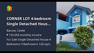 CORNER LOT 4bedroom Single Detached House For Sale in Bacoor Cavite [upl. by Lig]