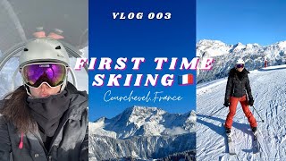 VLOG 003  My first ski trip to Courchevel⛷🇫🇷 One of the best spots to ski in the world [upl. by Dnomyad938]