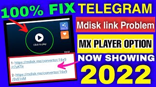 how to fix mDisk link not opening with MX player problem  mDisk link not working  Splayer update🔥 [upl. by Ardnayek]