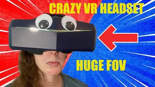 I tried the worlds WIDEST VR Headset Pimax 8KX Review [upl. by Nosnev]