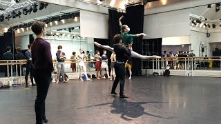 The Royal Ballets Anemoi in rehearsal [upl. by Ainit]