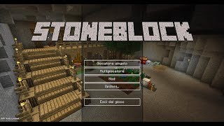 StoneBlock Ep 01  IL RITORNO IN MINECRAFT DI luke4316 [upl. by Malena]